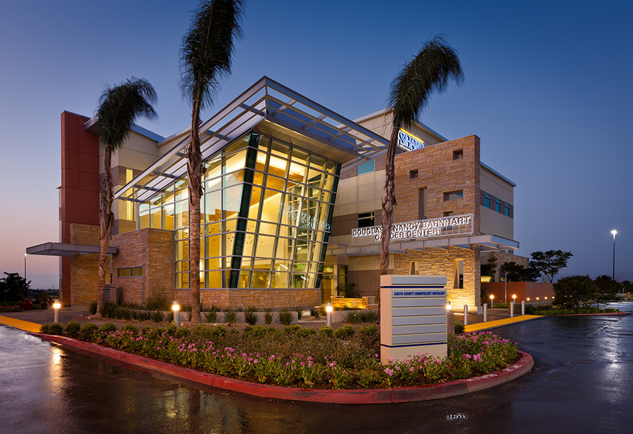 The family donated funding and built the Douglas and Nancy Barnhart Sharp Chula Vista Cancer Center. (Photo courtesy of Barnhart-Reese Construction)
