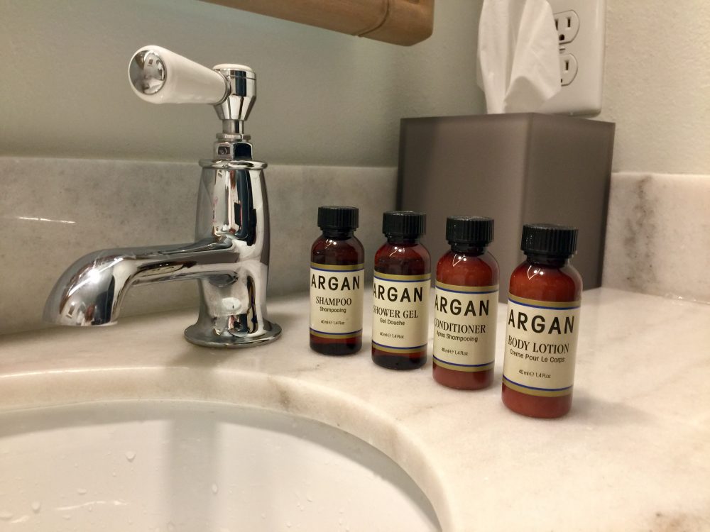 Proposed legislation in California has made little hotel toiletry bottles the next frontier in the war on single-use plastics. (CALmatters photo)