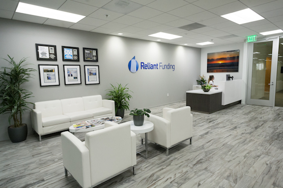 Reliant Funding front office.