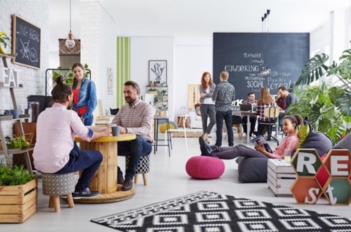 Coworking continues to gain popularity among tech startups and creatives.