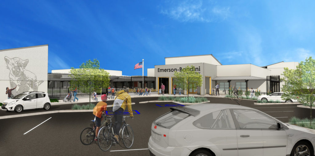 Rendering of Emerson-Bandini Elementary renovation.