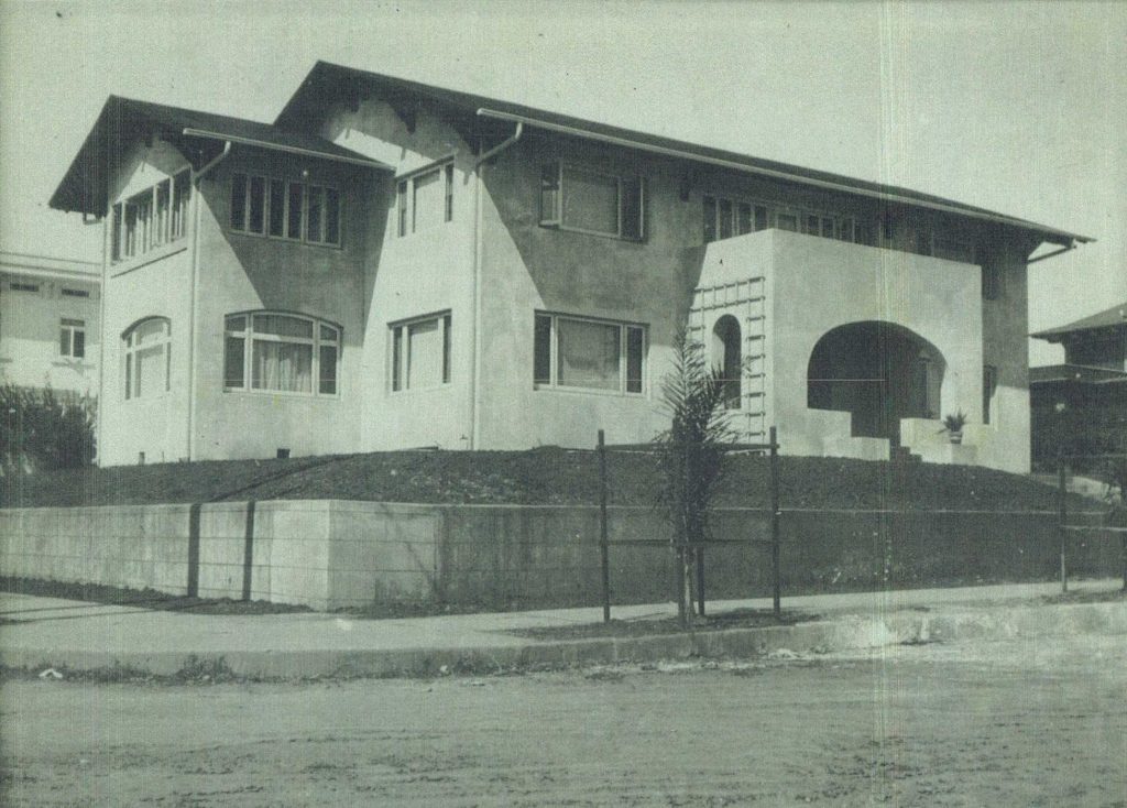 The house at 210 Maple St. in Bankers Hill after it was first built. (Photo courtesy of Junior League of San Diego)