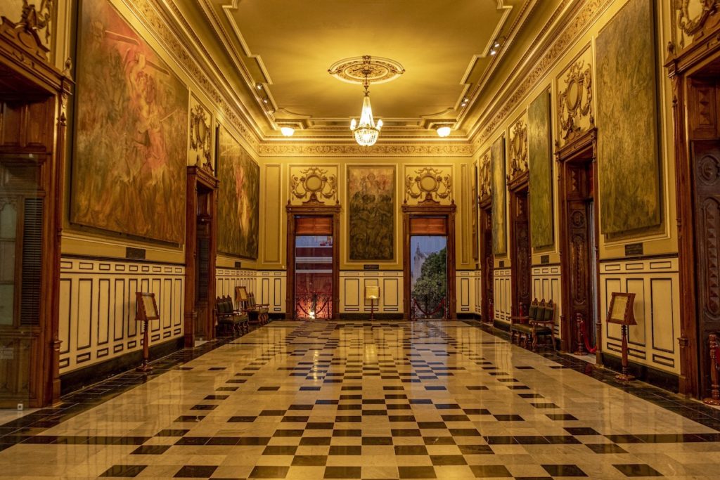 Ornate hall