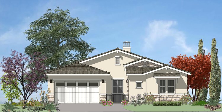 Rendering of new home at Carriage Hill