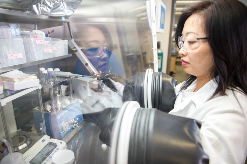 UC San Diego nano-engineering professor Shirley Meng. (David Baillot / UC San Diego)