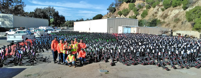 City crews impounded more than 2,500 scooters during Comic-Con.