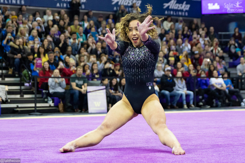 Female athletes and those who play lower profile sports, such as popular UCLA gymnast Katelyn Ohashi, would gain from the proposed Fair Pay to Play Act, state Sen. Nancy Skinner says. (Photo via Creative Commons)