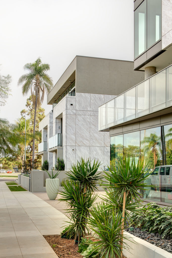 Townhome exterior at The Park, Bankers Hill