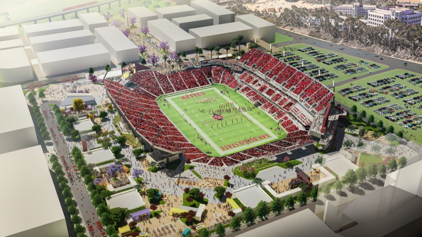 Rendering courtesy of SDSU Athletics