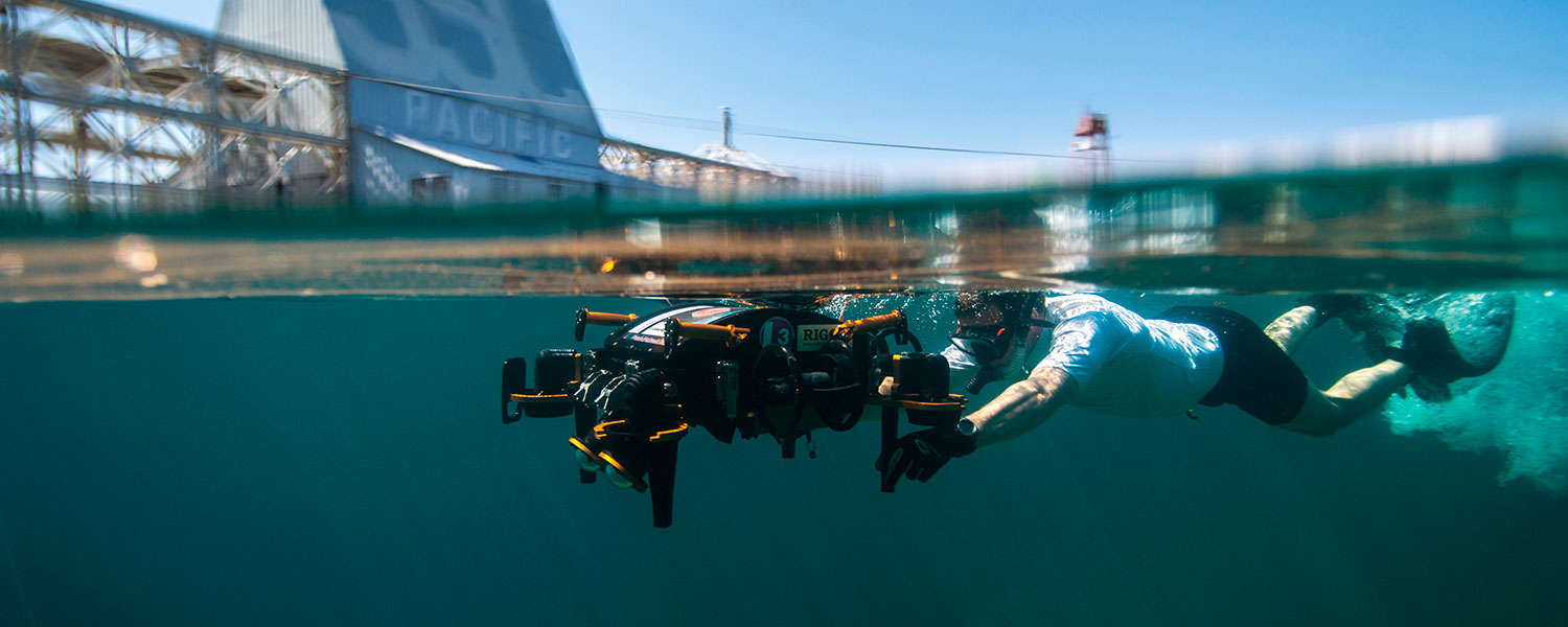 The Transducer Evaluation Center in Point Loma, part of the Naval Information Warfare Center Pacific, a division of Naval Information Warfare System Command, where several City College students have been tapped to work, allows for the testing of underwater technology. (U.S. Navy photo by Mass Communication Specialist 1st Class Charles E. White)