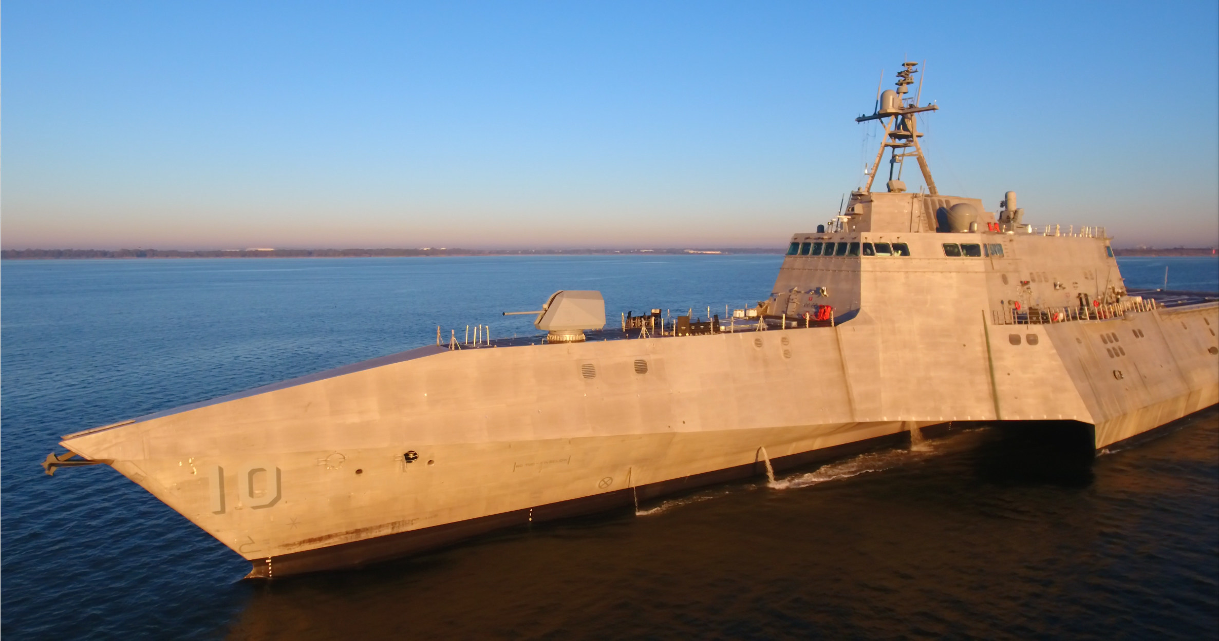 The littoral combat ship USS Gabrielle Giffords. (Photo courtesy of Austal)