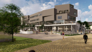 Rendering of the Design and Innovation Building.