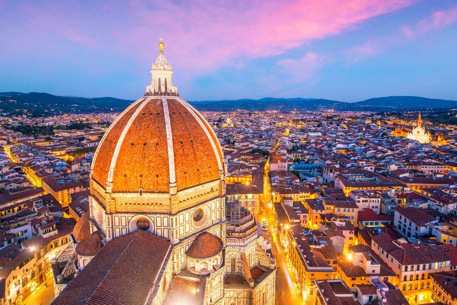 View of Florence, Italy skyline 