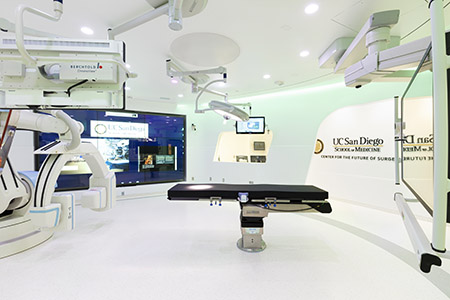 The hybrid operating training room represents a confluence of multiple technologies from intra-operative imaging to 3D scanning capabilities.