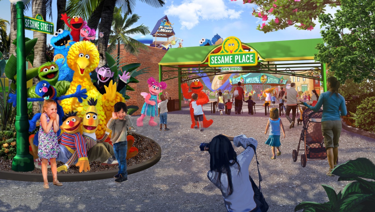 Sesame Place illustrations courtesy of SeaWorld Entertainment.