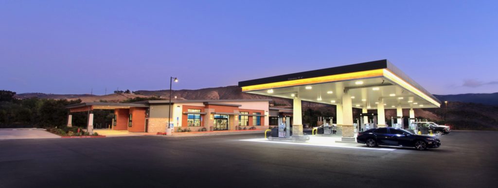 Sycuan Square is now open to the public and features a 5,500 square-foot convenience store and 16-nozzle gas station.