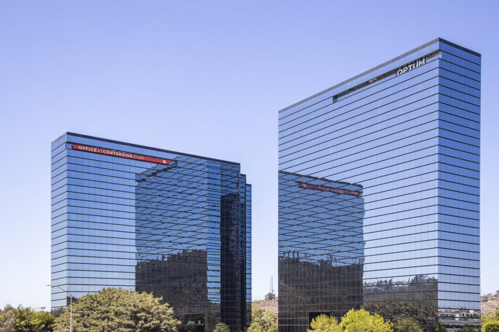 Centerside’s13- and 16-story towers.