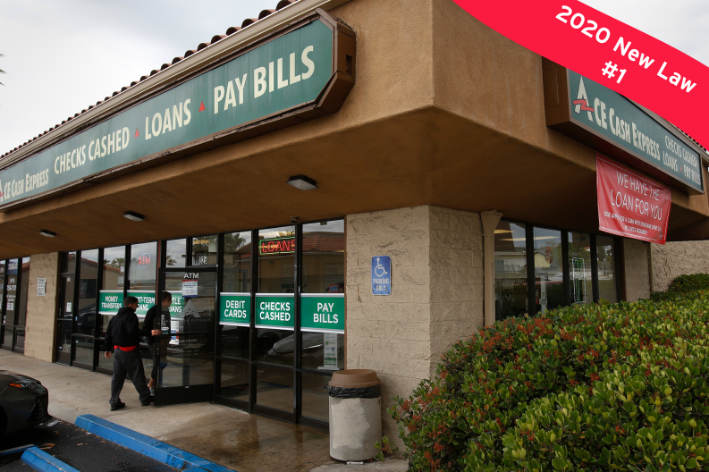 Payday loan business. (CalMatters photo)