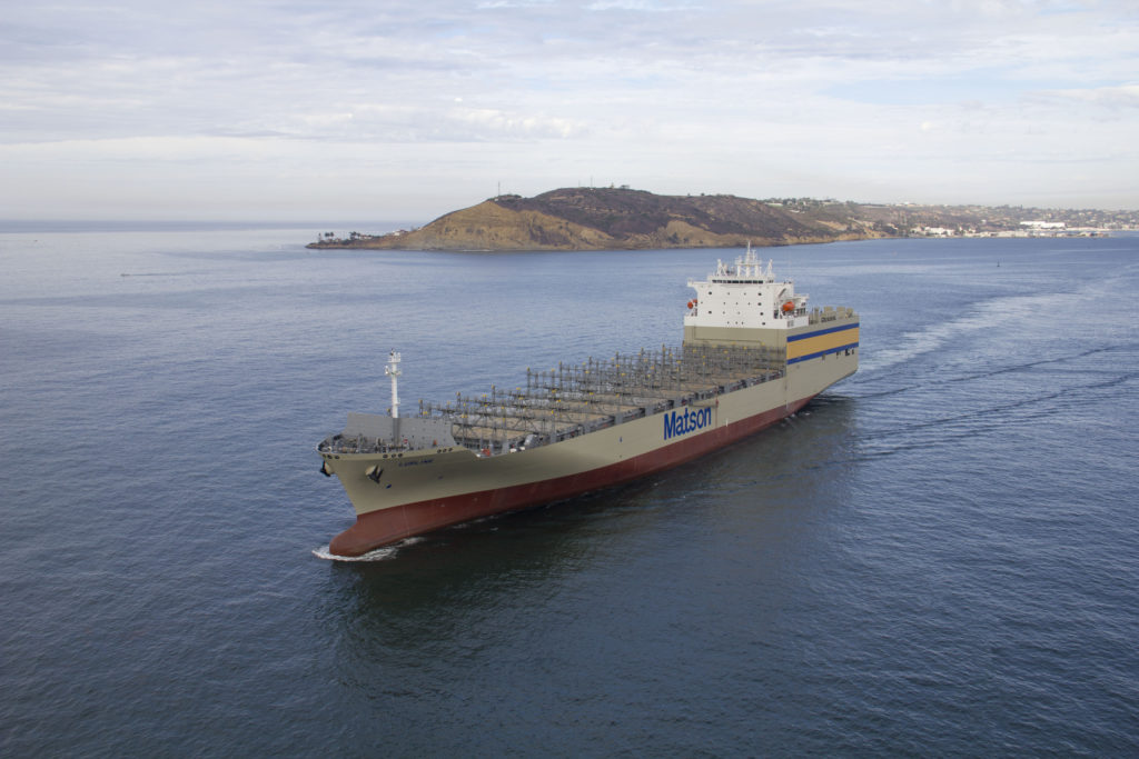 The Lurline was built for Honolulu-based shipping company Matson. (NASSCO photo)