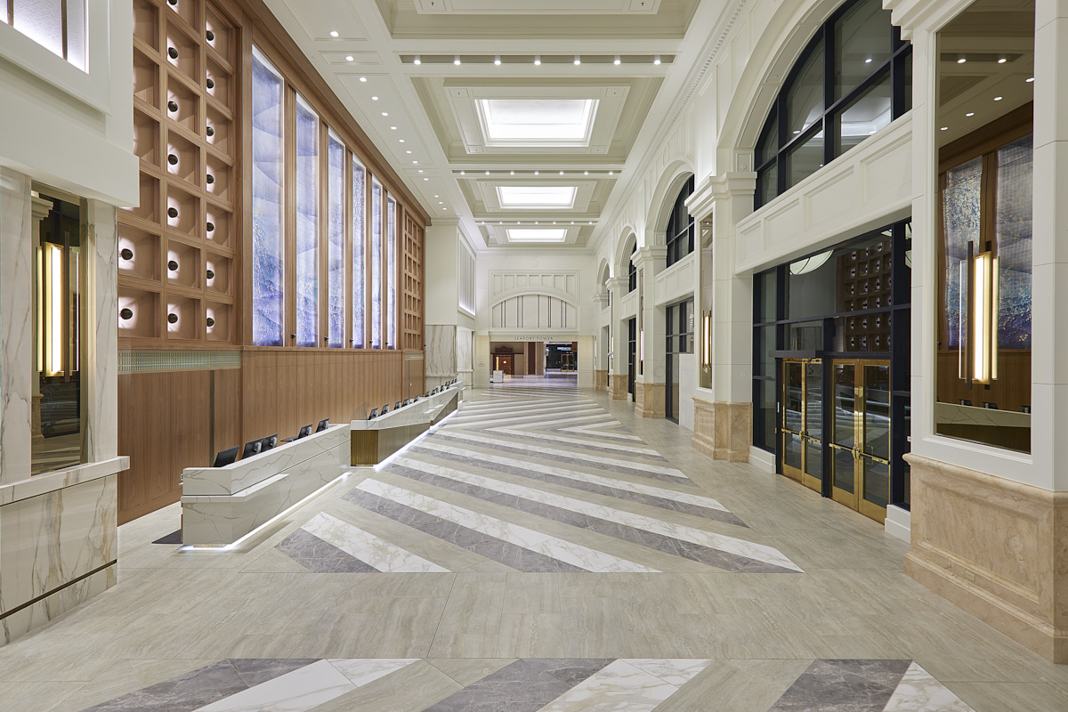 Lobby of the Manchester Grand Hyatt