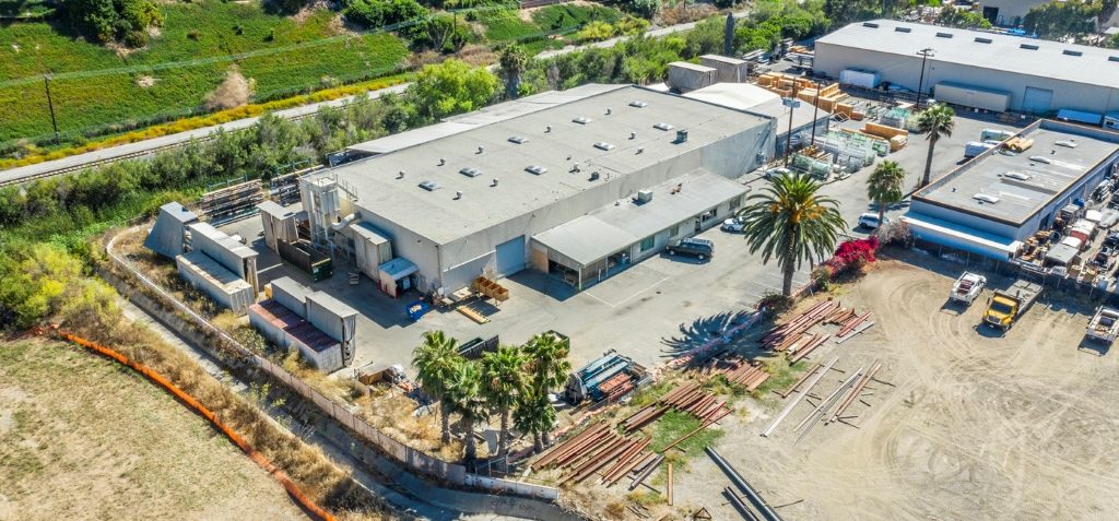 Industrial building at 2601 Industry St.