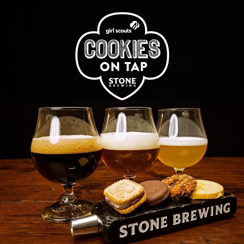 Stone Brewing Company will hold its Cookies on Tap event Feb. 21-23.