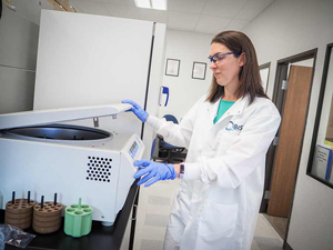 Natalie Cookson (UC San Diego bioengineering Ph.D. ‘08) is the CEO of Quantitative BioSciences, a startup that spun out of the Hasty lab at UC San Diego. (Photo courtesy UCSD)