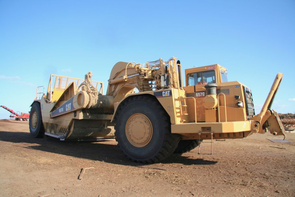 A city tractor now runs on red-dye renewable diesel.