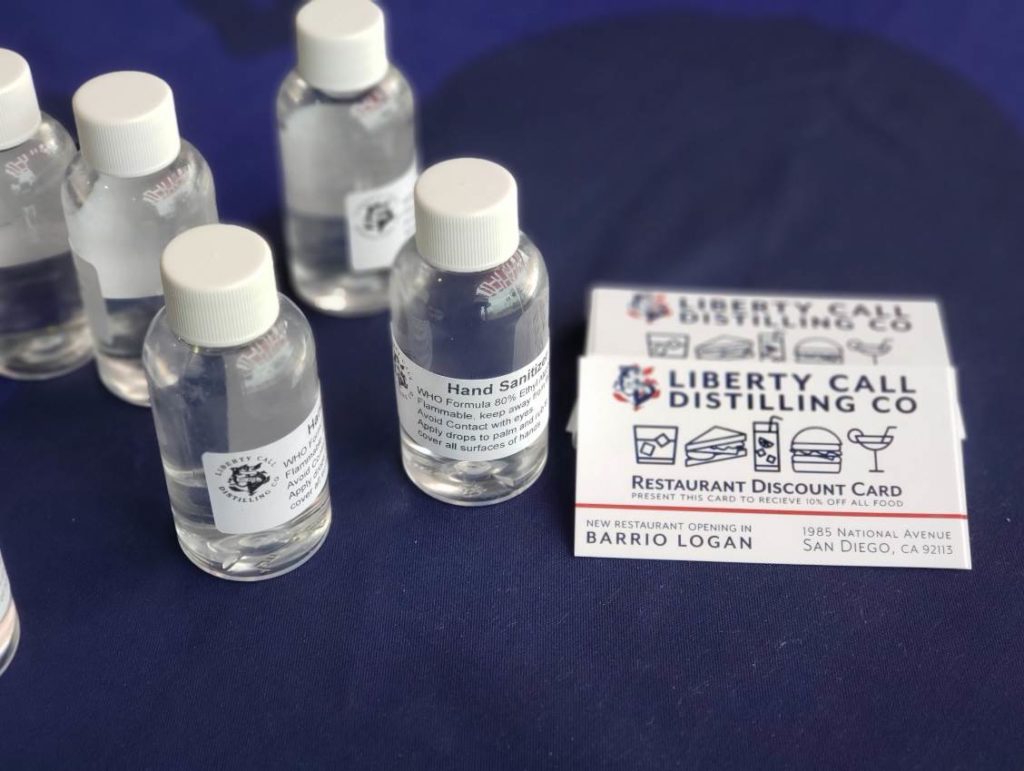 Sanitizer from Liberty Call Distilling