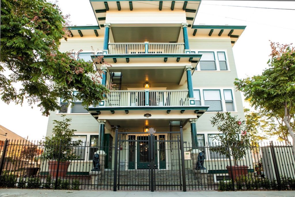 The Stirling, an historic apartment building in Sherman Heights. (Photo courtesy of SENTRE)