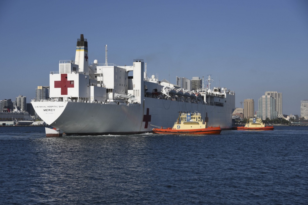 The USNS Mercy. (U.S. Navy photo by Mass Communication Specialist 3rd Class Tim Heaps)