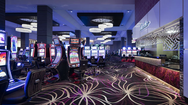 Slot machines at Viejas Casino in Alpine. (Courtesy Viejas Casino)
