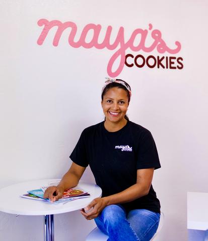 Maya Madsen, owner of Maya’s Cookies, saw orders surge in early June. (Photo courtesy of Maya’s Cookies)