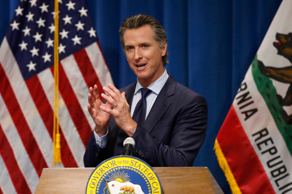 Newsom discusses his revised state budget in Sacramento on May 14. (AP Photo/Rich Pedroncelli, Pool)