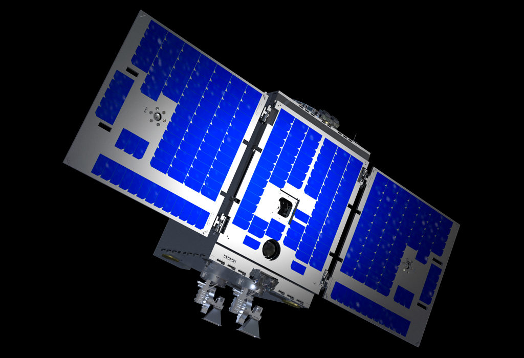 Conceptual design of the TSIS-2 spacecraft. (Courtesy of General Atomics)