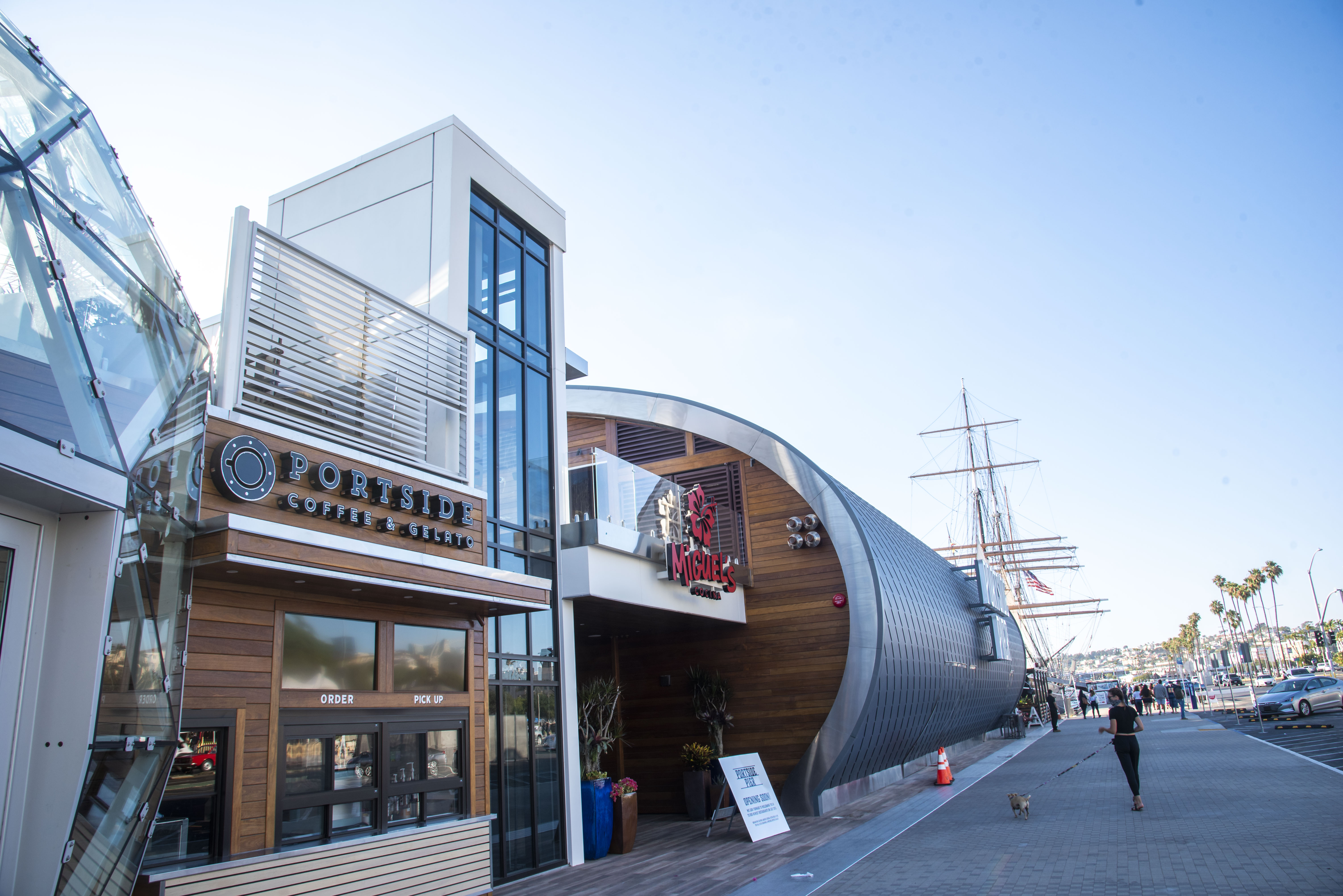 Portside Pier will open to the public on July 28.