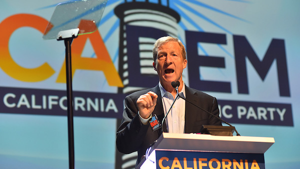 Tom Steyer at the California Democratic Party convention. (Photo by Chris Stone, courtesy Times of San Diego)