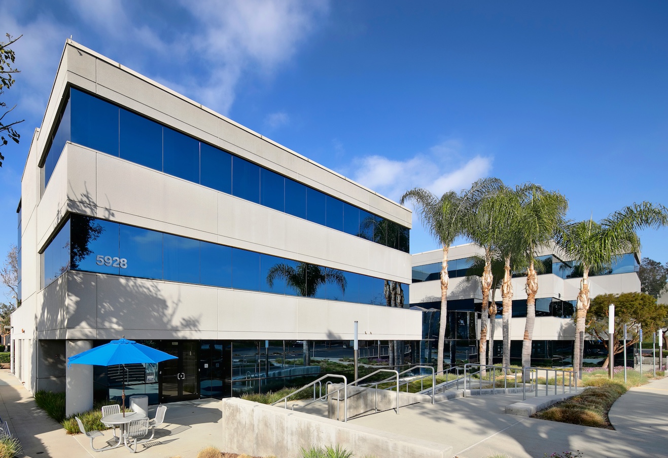 Carlsbad office building at 5928 Pascal Court.