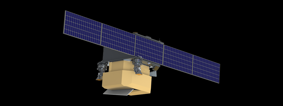 General Atomics Electromagnetic Systems’ Electro-Optical Infrared Weather System spacecraft.