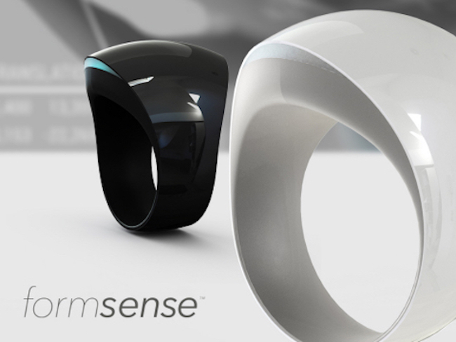Smart ring from leading wearable technology and smart apparel company Formsense. (Photo: Business Wire)