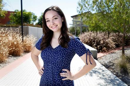 San Diego Miramar College student Jillian Fortner, a resident of Poway, says the additional support services available through the San Diego Promise are as important as the two years of free tuition.