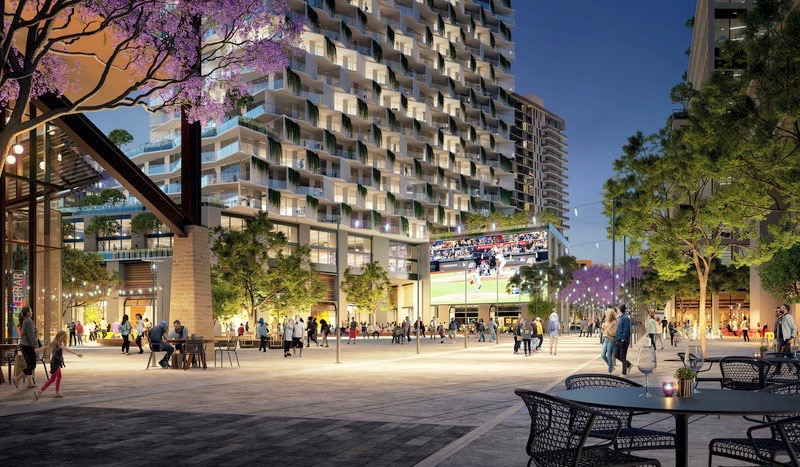 Artist’s rendering of the proposed East Village Quarter.