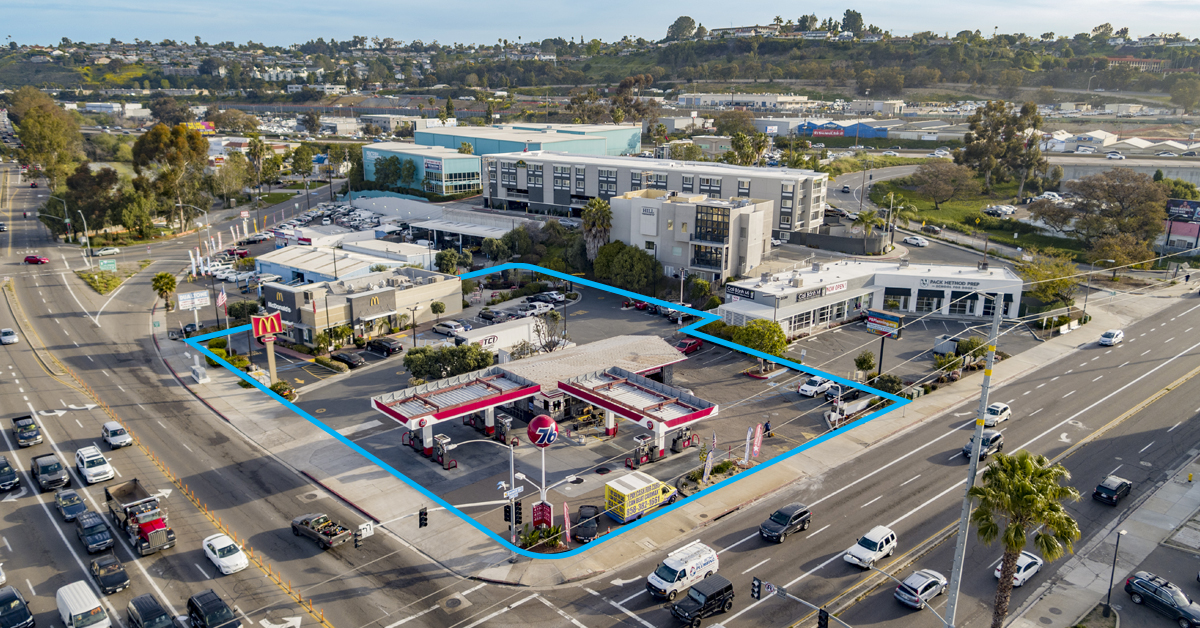 McDonalds and Union Gas Station in Pacific Beach