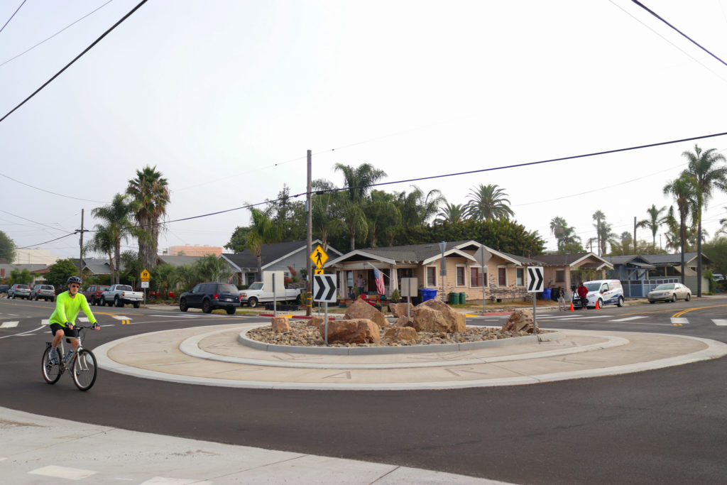  When the project is complete, a total of 18 traffic circles will be built.