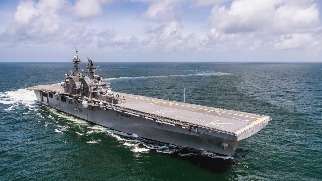 USS Tripoli (U.S. Navy photo)