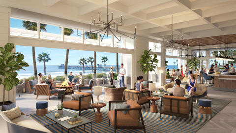 Photo: A rendering of the new oceanside lounge bar at The Seabird Resort