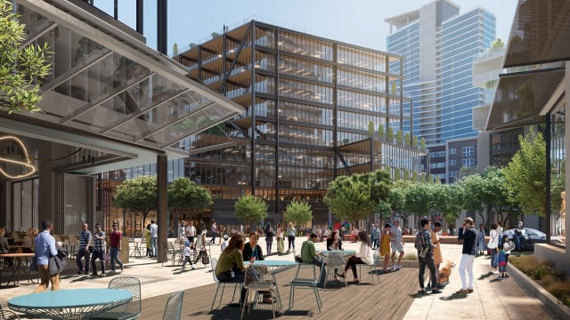 Rendering of the East Village Quarter development. (Courtesy of MLB)