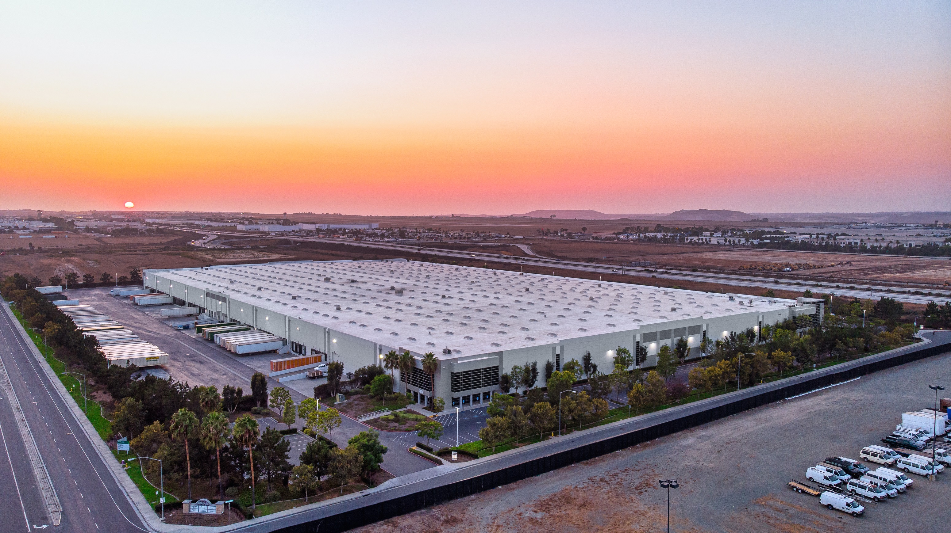 The massive industrial building is at 2020 Piper Ranch Road in Otay Mesa.