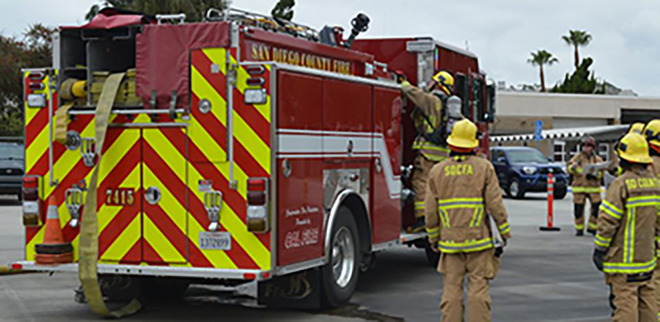 San Diego County Fire Protection District vehicle