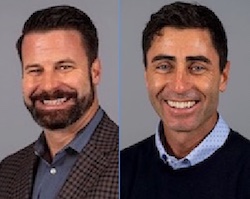 Eric Greupner, left, and A.J. Preller